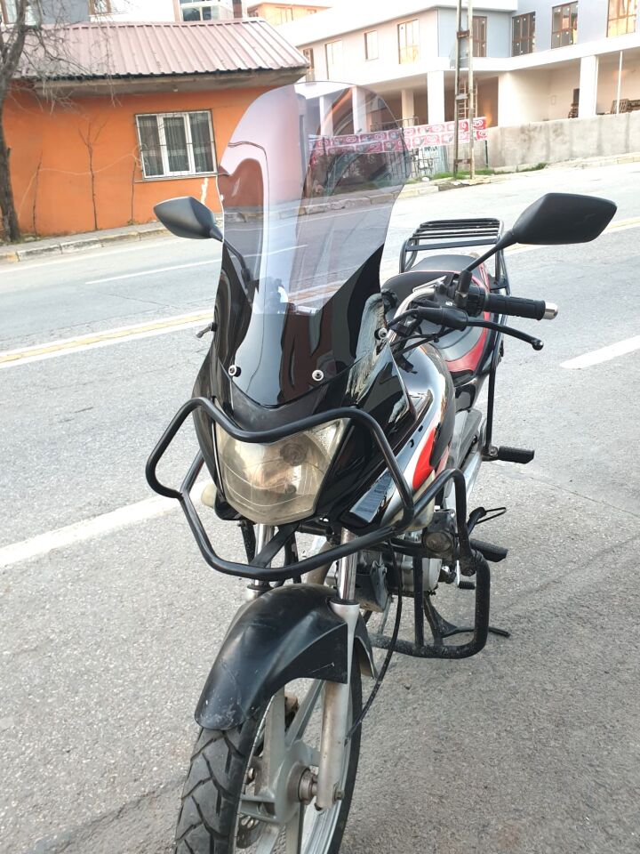 MOTOCAM Honda CBF 150 Ön Cam 2005-2017 Model 51cm Füme Renkli 4mm