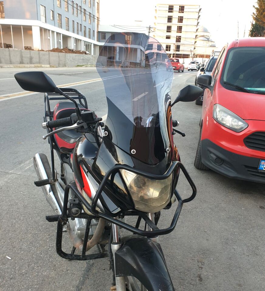 MOTOCAM Honda CBF 150 Ön Cam 2005-2017 Model 51cm Füme Renkli 4mm