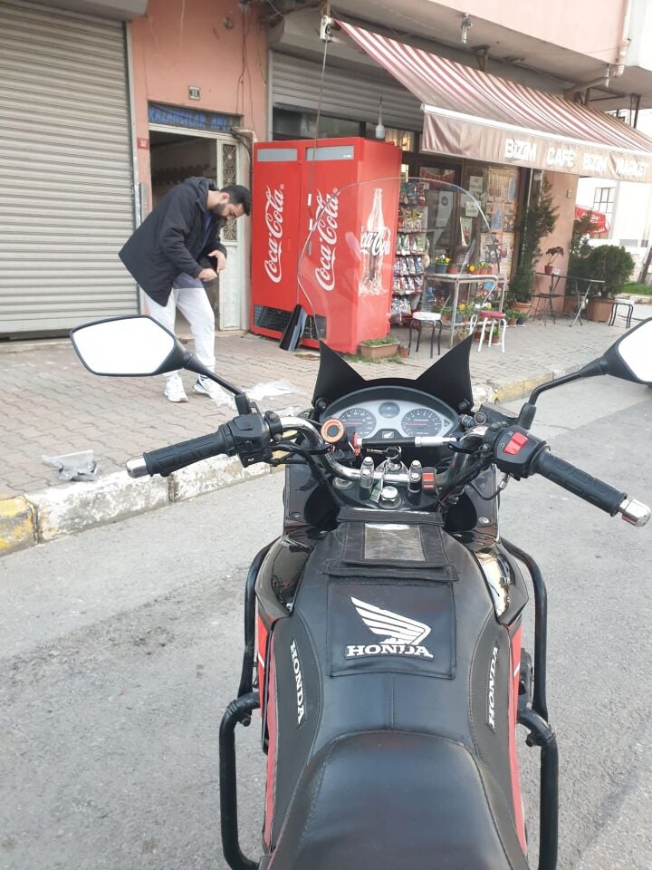 MOTOCAM Honda CBF 150 Ön Cam 2005-2017 Model 51cm Şeffaf Renkli 4mm