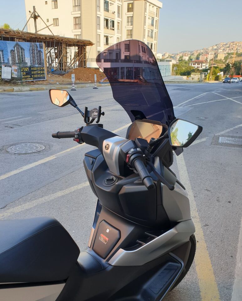 MOTOCAM Voge SR3 Ön Cam 2023-2026 Model 63cm Siyah Renkli 4mm