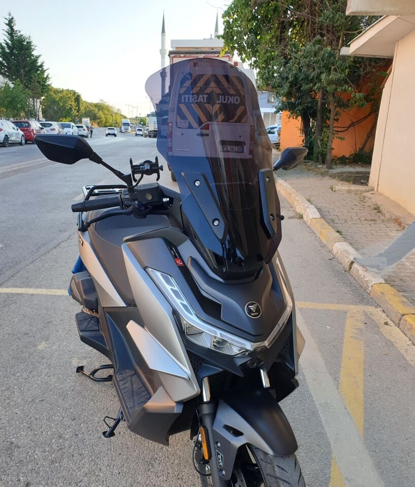 MOTOCAM Voge SR3 Ön Cam 2023-2026 Model 63cm Siyah Renkli 4mm