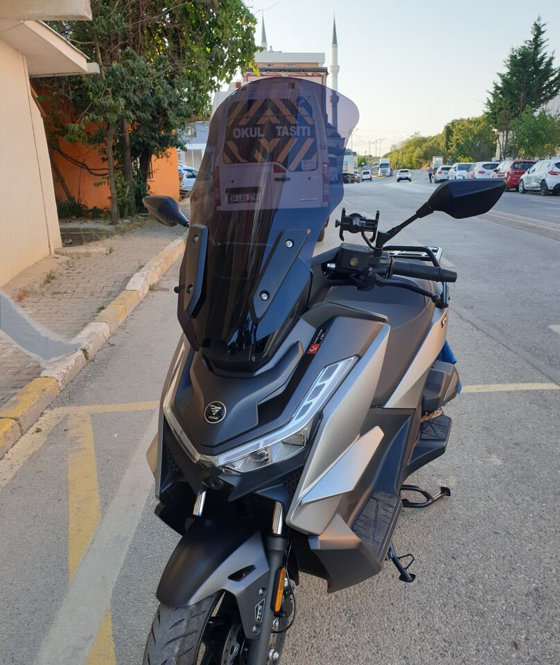 MOTOCAM Voge SR3 Ön Cam 2023-2026 Model 63cm Siyah Renkli 4mm