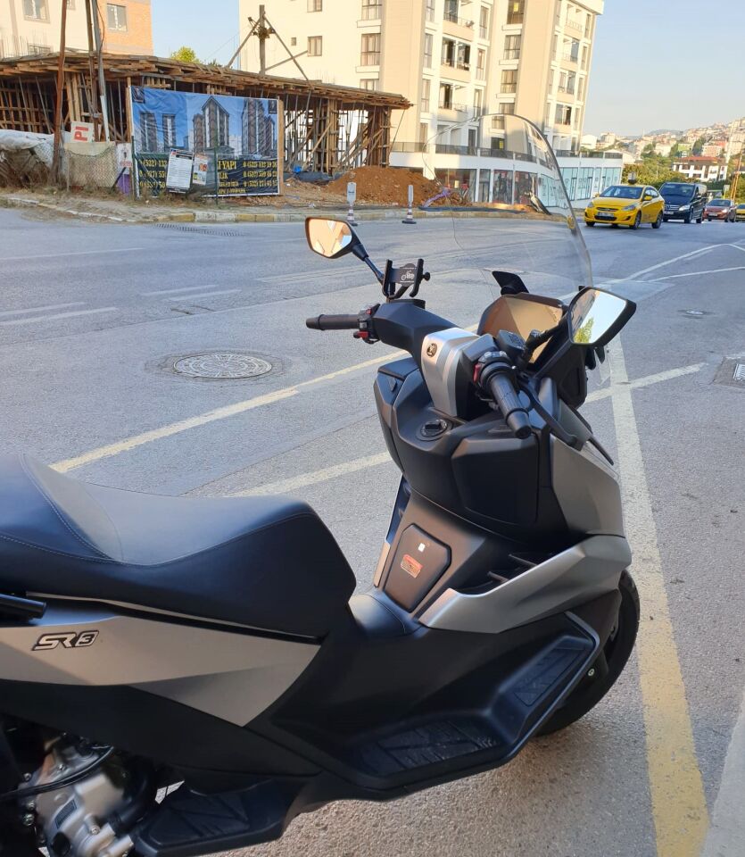 MOTOCAM Voge SR3 Ön Cam 2023-2026 Model 63cm Şeffaf Renkli 4mm