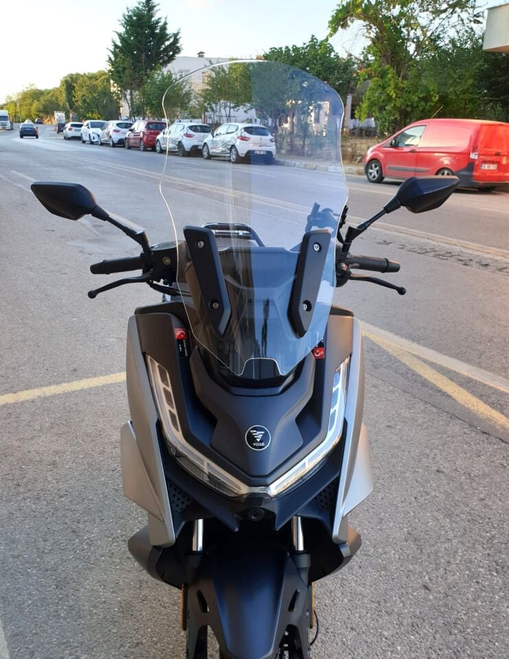 MOTOCAM Voge SR3 Ön Cam 2023-2026 Model 63cm Şeffaf Renkli 4mm