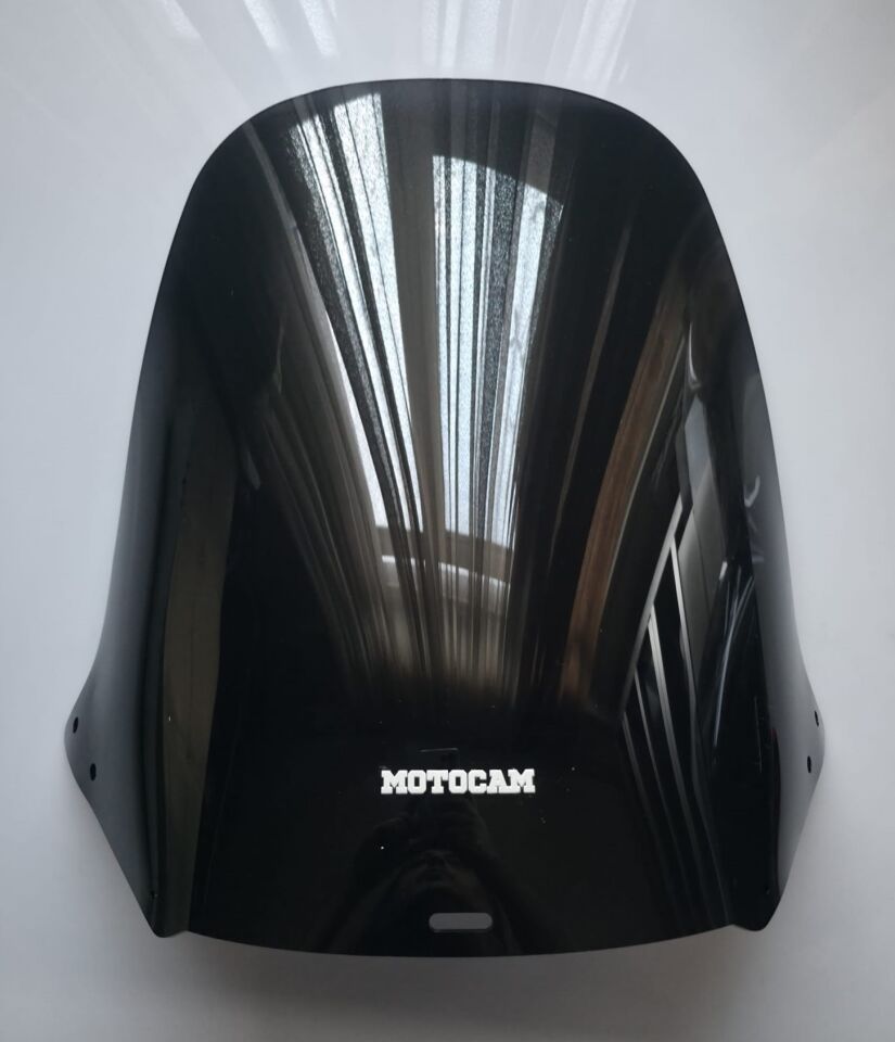 MOTOCAM Honda CN 250 Ön Cam 1986-2001 Model 51cm Siyah Renkli 4mm