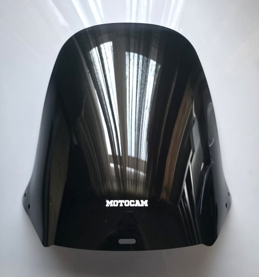 MOTOCAM Honda CN 250 Ön Cam 1986-2001 Model 51cm Siyah Renkli 4mm