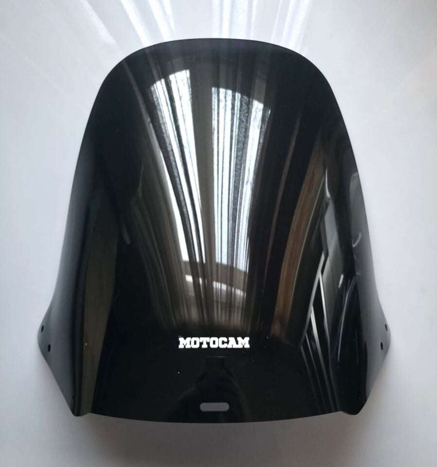 MOTOCAM Honda CN 250 Ön Cam 1986-2001 Model 51cm Siyah Renkli 4mm