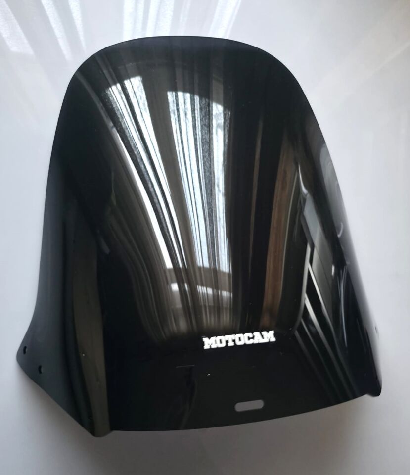 MOTOCAM Honda CN 250 Ön Cam 1986-2001 Model 51cm Siyah Renkli 4mm