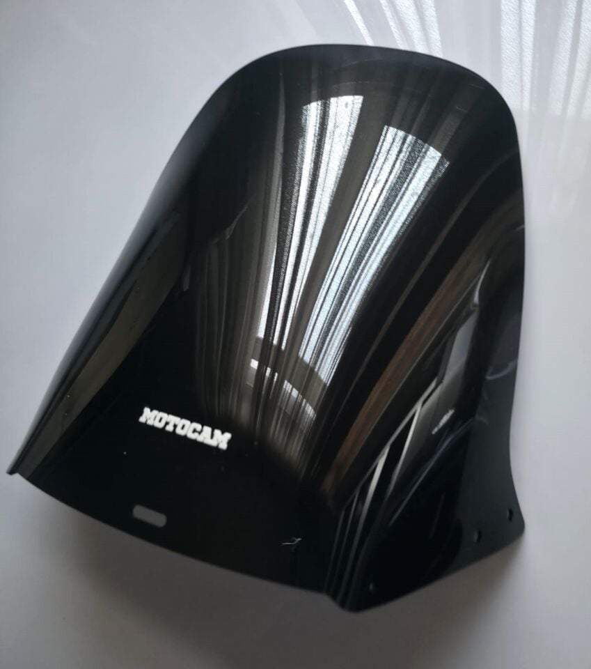 MOTOCAM Honda CN 250 Ön Cam 1986-2001 Model 51cm Siyah Renkli 4mm