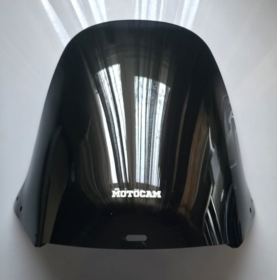 MOTOCAM Honda CN 250 Ön Cam 1986-2001 Model 51cm Siyah Renkli 4mm