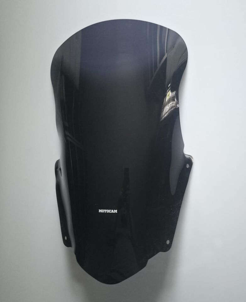MOTOCAM Suzuki Burgman AN 400 Ön Cam 2017-2026 Model 66cm Siyah Renkli 4mm UZUN CAM