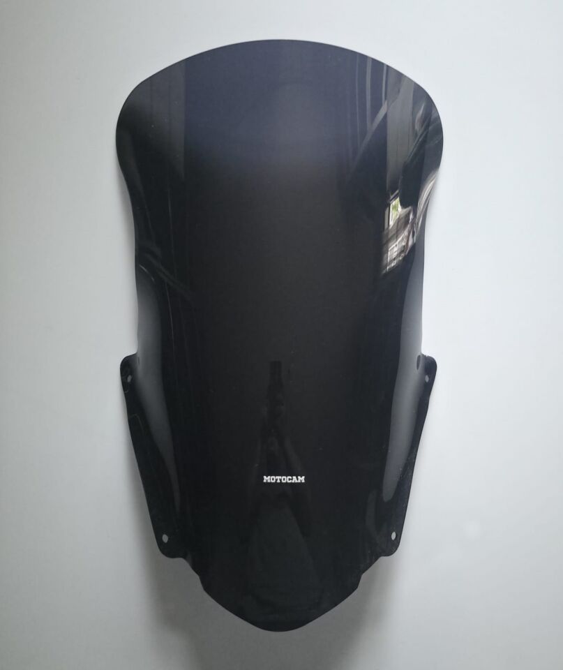 MOTOCAM Suzuki Burgman AN 400 Ön Cam 2017-2026 Model 66cm Siyah Renkli 4mm UZUN CAM