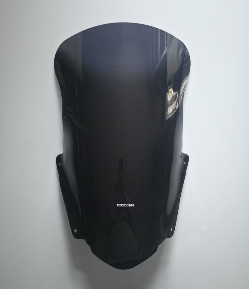 MOTOCAM Suzuki Burgman AN 400 Ön Cam 2017-2026 Model 66cm Siyah Renkli 4mm UZUN CAM