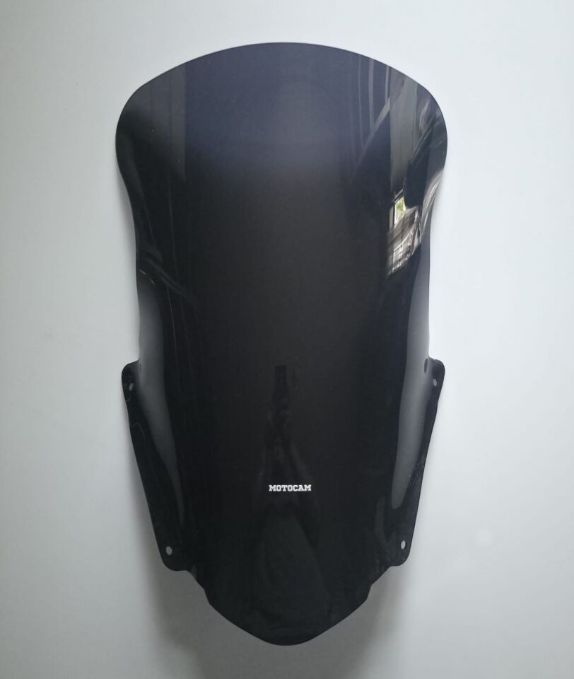 MOTOCAM Suzuki Burgman AN 400 Ön Cam 2017-2026 Model 66cm Siyah Renkli 4mm UZUN CAM