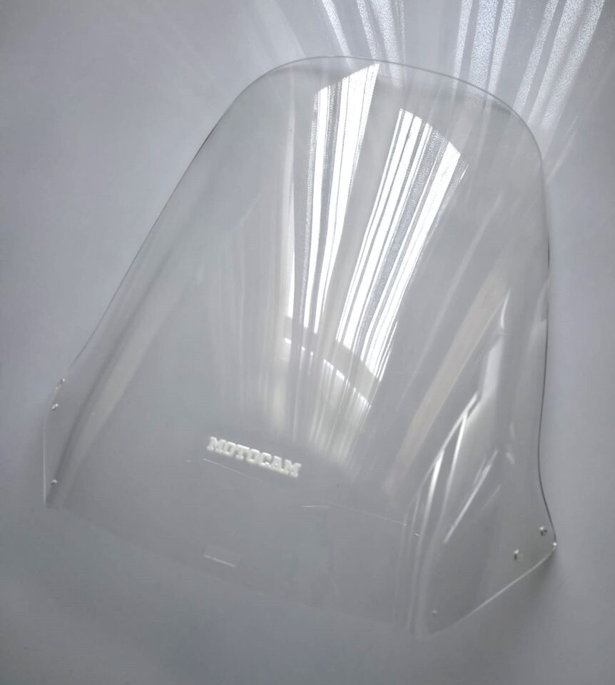 MOTOCAM Honda CN 250 Ön Cam 1986-2001 Model 51cm Şeffaf Renkli 4mm