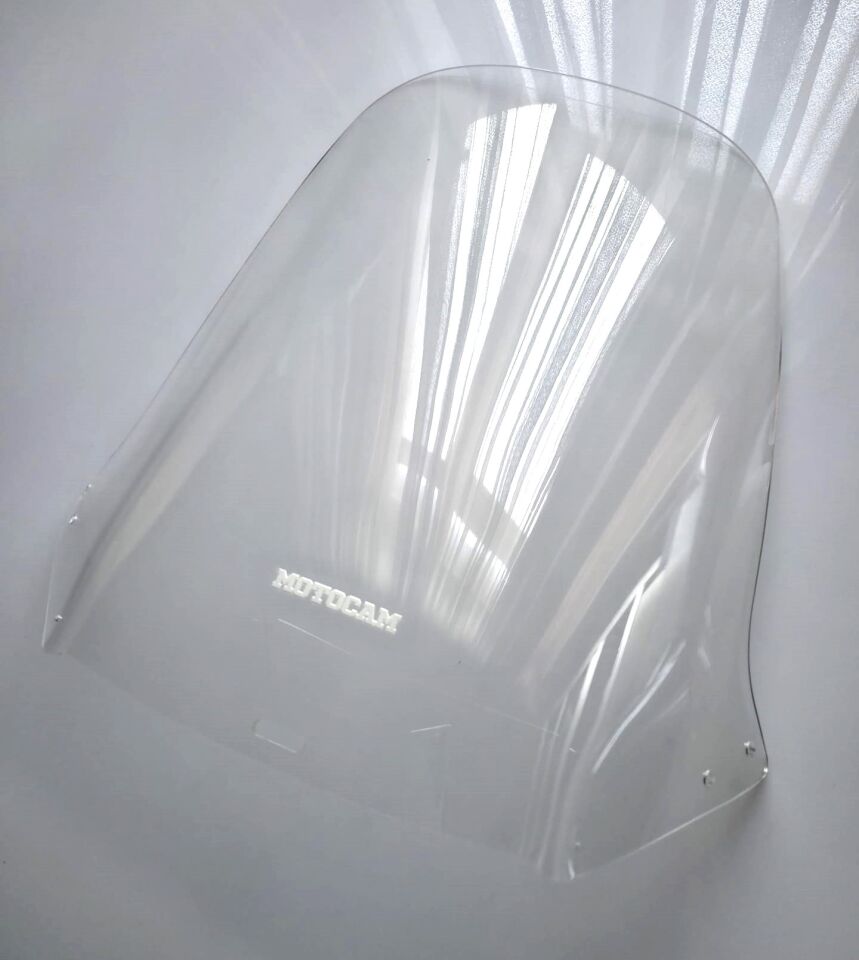 MOTOCAM Honda CN 250 Ön Cam 1986-2001 Model 51cm Şeffaf Renkli 4mm