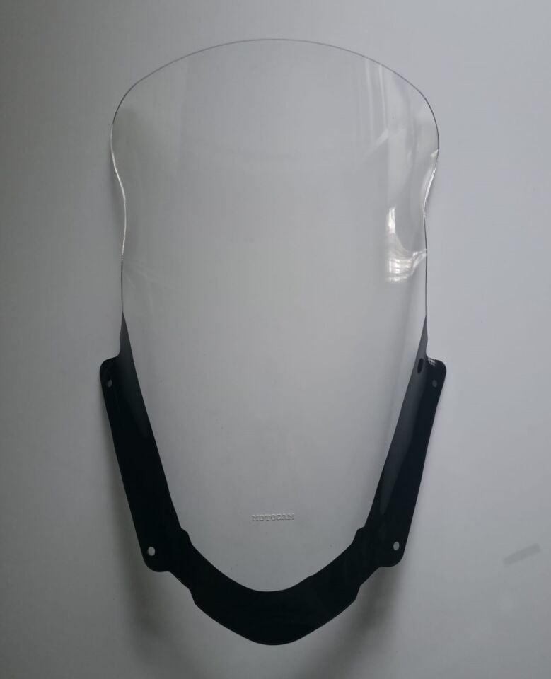 MOTOCAM Suzuki Burgman AN 400 Ön Cam 2017-2026 Model 66cm Şeffaf Renkli 4mm UZUN CAM