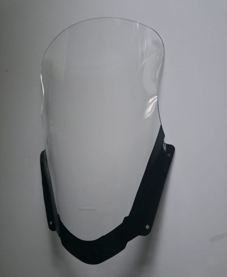 MOTOCAM Suzuki Burgman AN 400 Ön Cam 2017-2026 Model 66cm Şeffaf Renkli 4mm UZUN CAM