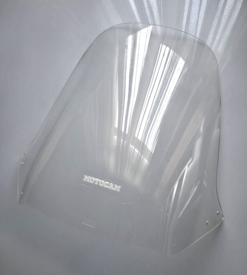 MOTOCAM Honda CN 250 Ön Cam 1986-2001 Model 62cm Şeffaf Renkli 4mm