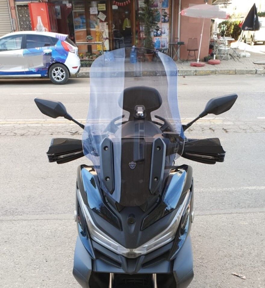 MOTOCAM Voge SR4 Ön Cam 2022-2026 Model 70cm Füme Renkli 4mm UZUN