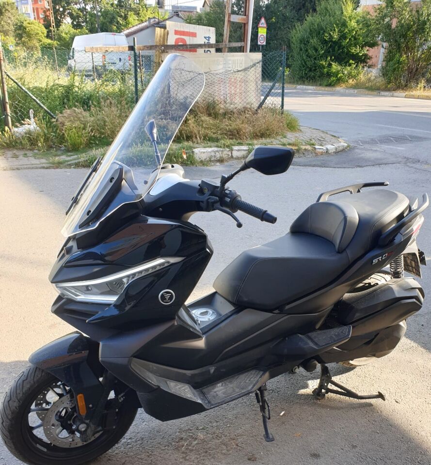 MOTOCAM Voge SR4 Ön Cam 2022-2026 Model 70cm Şeffaf Renkli 4mm UZUN