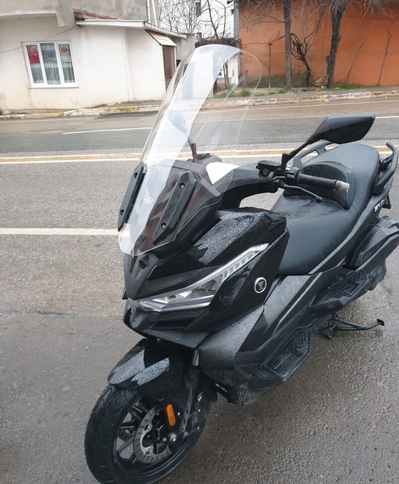 MOTOCAM Voge SR4 Ön Cam 2022-2026 Model 70cm Şeffaf Renkli 4mm UZUN