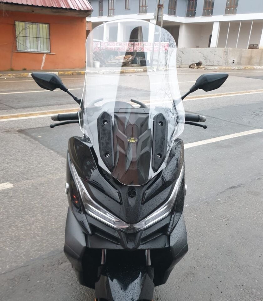 MOTOCAM Voge SR4 Ön Cam 2022-2026 Model 70cm Şeffaf Renkli 4mm UZUN