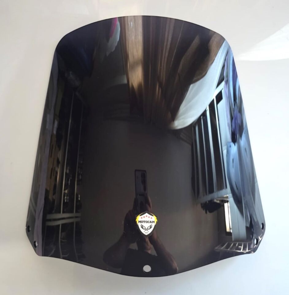 MOTOCAM Honda FES 250 Foresight Ön Cam 1997-2007 Model 41cm Siyah Renkli 4mm