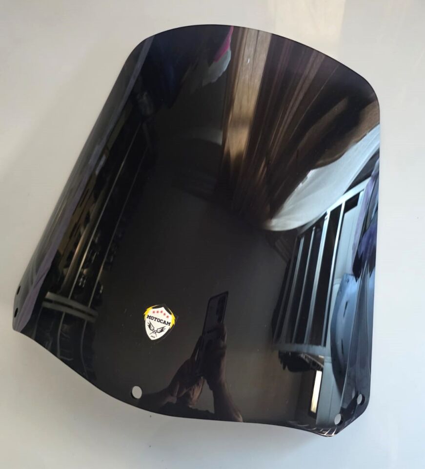 MOTOCAM Honda FES 250 Foresight Ön Cam 1997-2007 Model 41cm Siyah Renkli 4mm