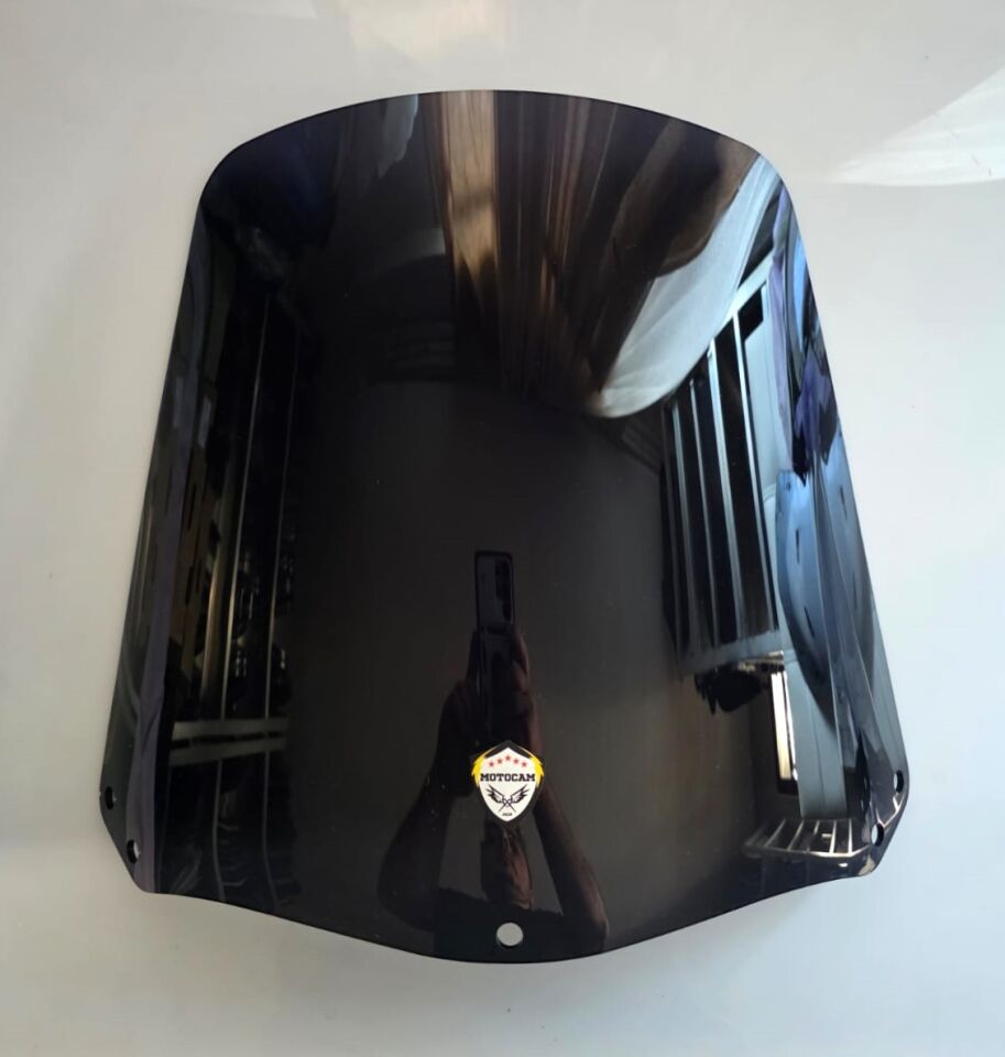 MOTOCAM Honda FES 250 Foresight Ön Cam 1997-2007 Model 41cm Siyah Renkli 4mm