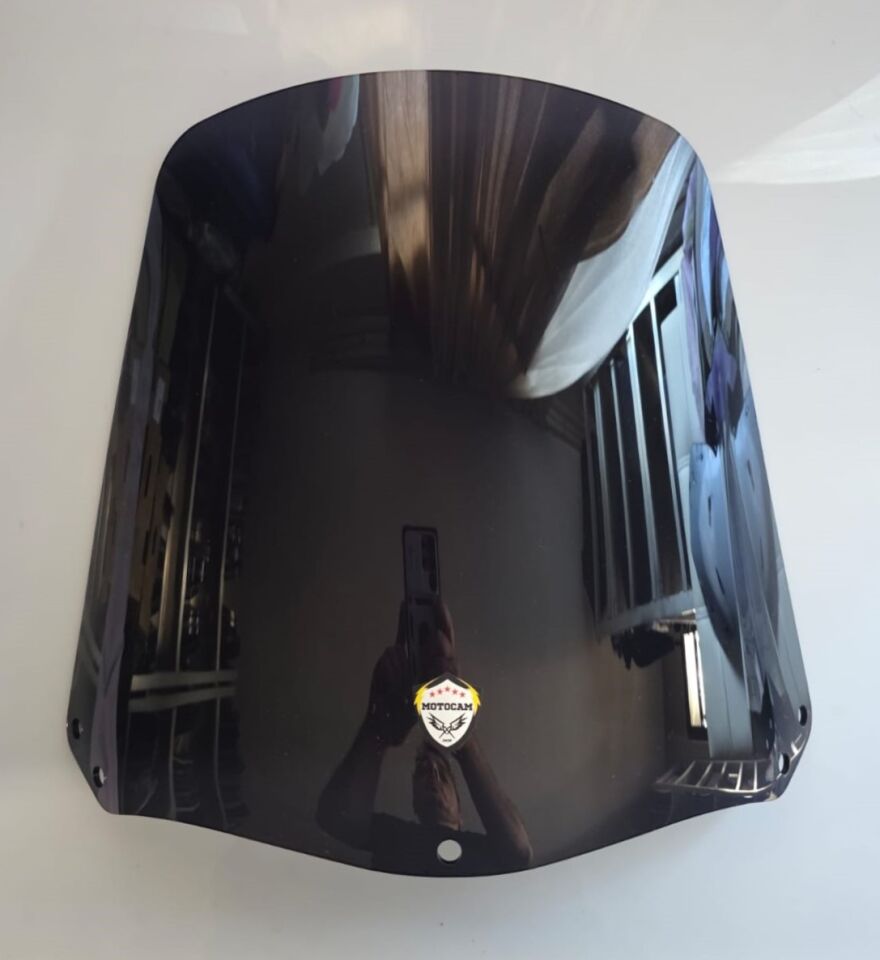 MOTOCAM Honda FES 250 Foresight Ön Cam 1997-2007 Model 41cm Siyah Renkli 4mm