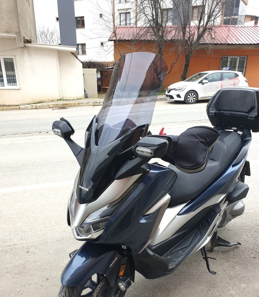 MOTOCAM Honda Forza 250 Ön Cam 2018-2020 Model 58cm Füme Renkli 4mm