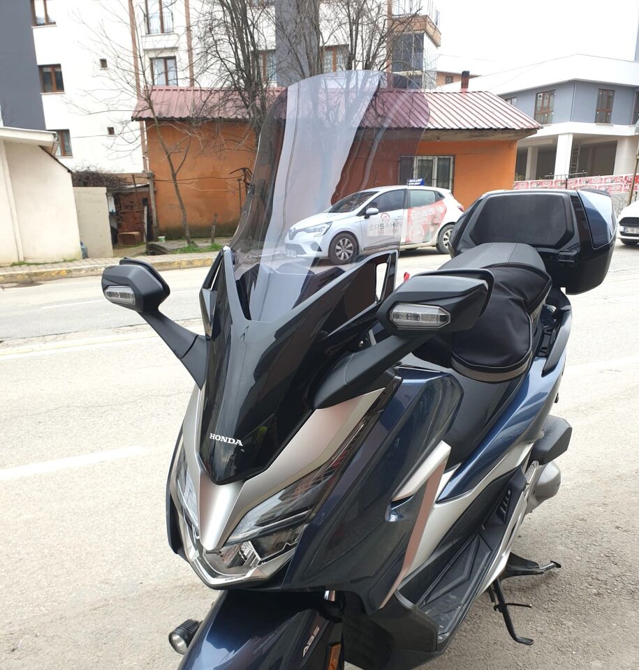 MOTOCAM Honda Forza 250 Ön Cam 2018-2020 Model 58cm Füme Renkli 4mm