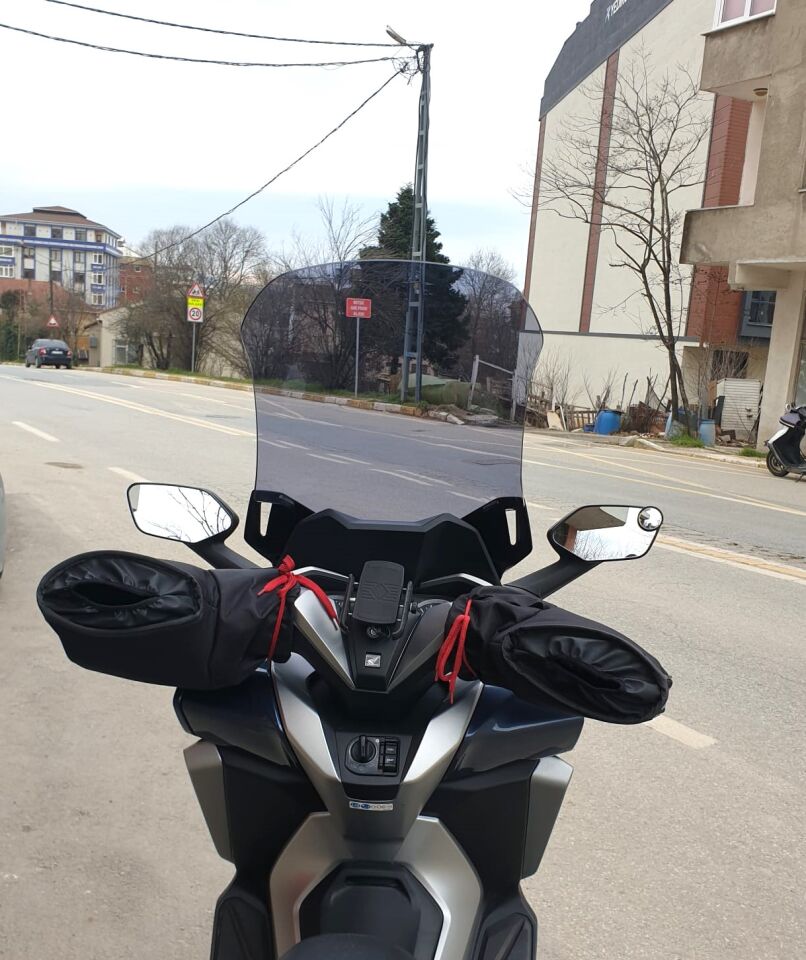 MOTOCAM Honda Forza 250 Ön Cam 2018-2020 Model 58cm Füme Renkli 4mm