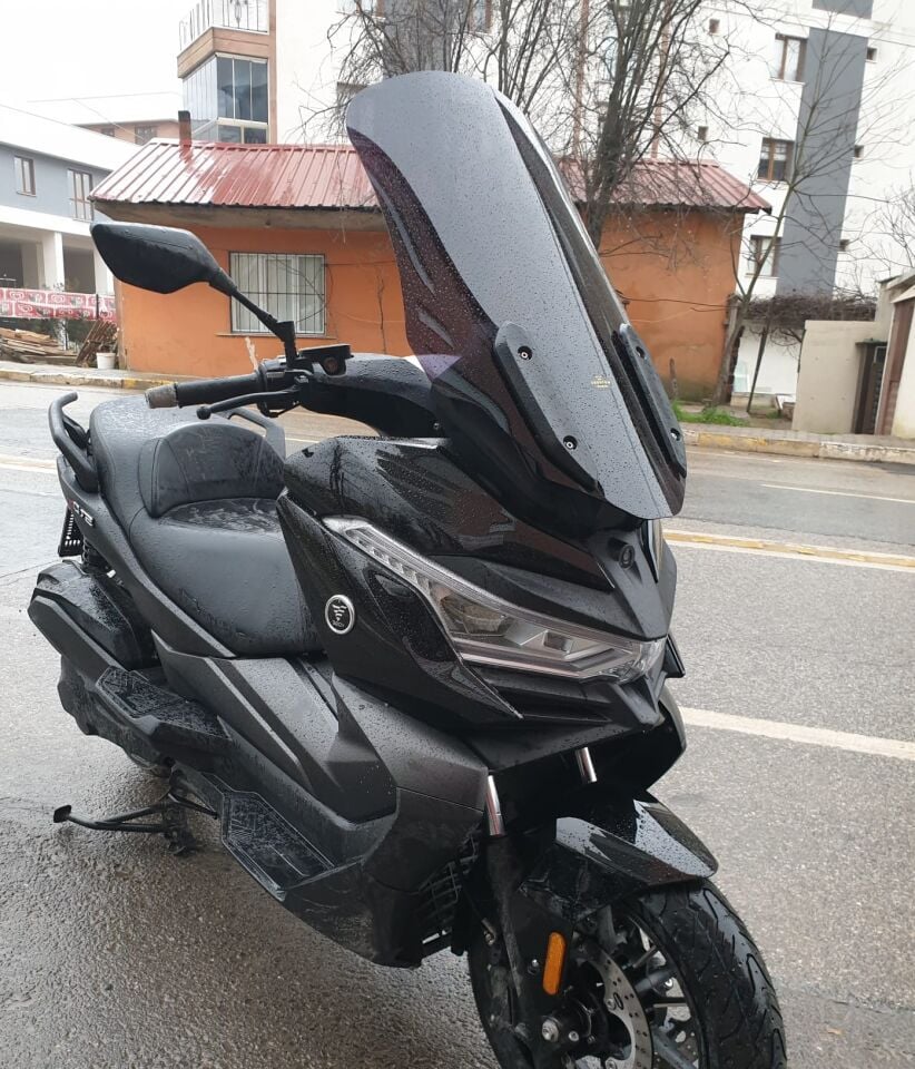 MOTOCAM Voge SR4 Ön Cam 2022-2026 Model 78cm Siyah Renkli 4mm UZUN İADESİ YOKTUR