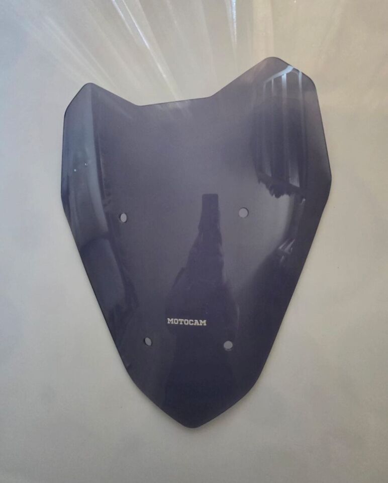 MOTOCAM Arora Max T Ön Cam 2022-2026 Model 40cm Füme Renkli 4mm SPORTİF