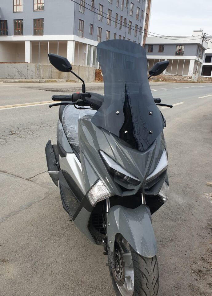 MOTOCAM Volta Apec Apx5 Ön Cam 2023-2026 Model 68cm Siyah Renkli 4mm ORTA BOYLU