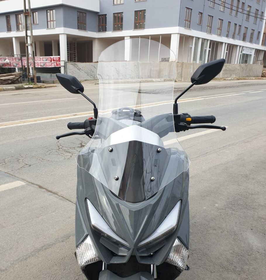 MOTOCAM Volta Apec Apx5 Ön Cam 2023-2026 Model 68cm Şeffaf Renkli 4mm ORTA BOYLU