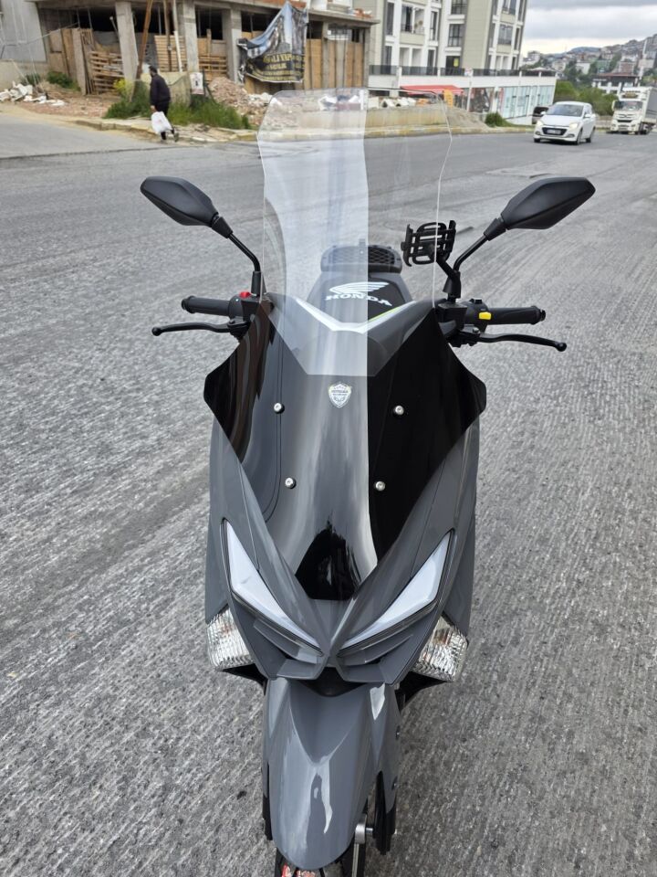 MOTOCAM Volta Apec Apx5 Ön Cam 2023-2026 Model 78cm Şeffaf Renkli 4mm UZUN