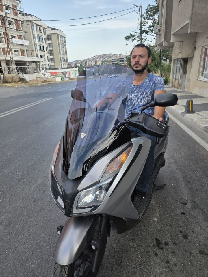 MOTOCAM Honda Forza 300 Ön Cam 2014-2017 Model 75cm Füme Renkli 4mm