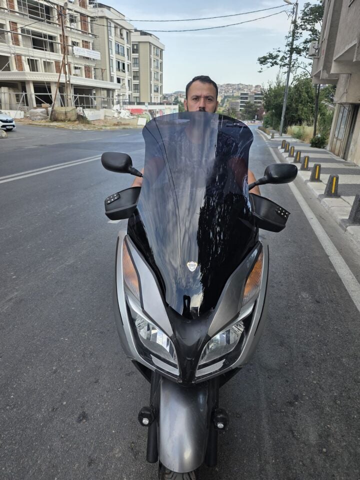 MOTOCAM Honda Forza 300 Ön Cam 2014-2017 Model 75cm Siyah Renkli 4mm