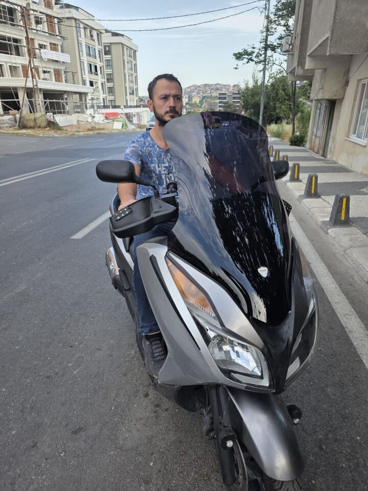 MOTOCAM Honda Forza 300 Ön Cam 2014-2017 Model 75cm Siyah Renkli 4mm