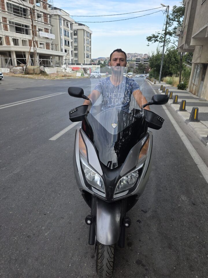 MOTOCAM Honda Forza 300 Ön Cam 2014-2017 Model 75cm Şeffaf Renkli 4mm