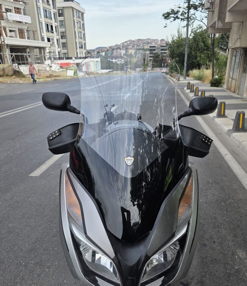 MOTOCAM Honda Forza 300 Ön Cam 2014-2017 Model 75cm Şeffaf Renkli 4mm