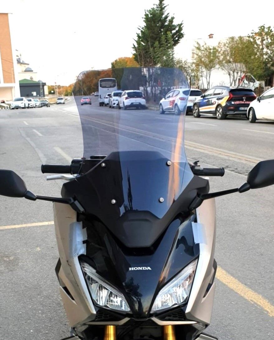 MOTOCAM Honda Forza NSS 750 Ön Cam 2021-2023 Model 60cm Füme Renkli 4mm