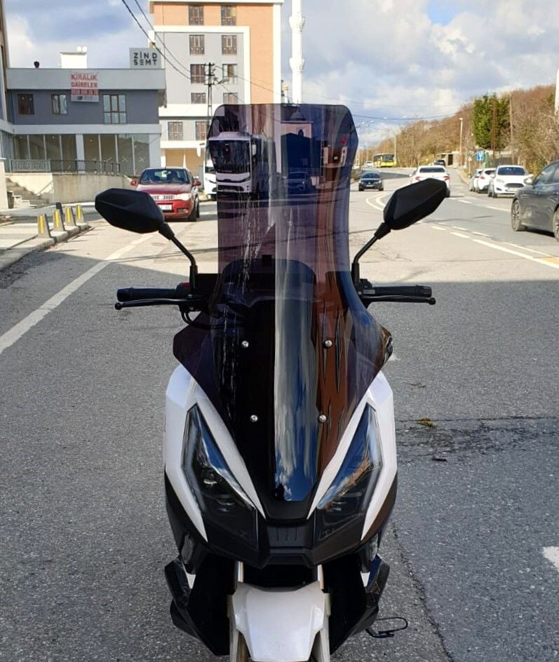 MOTOCAM Volta Apec Apx7 Ön Cam 2025-2026 Model 78cm Siyah Renkli 4mm UZUN