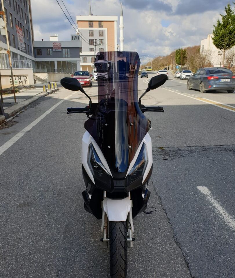 MOTOCAM Volta Apec Apx7 Ön Cam 2025-2026 Model 78cm Siyah Renkli 4mm UZUN