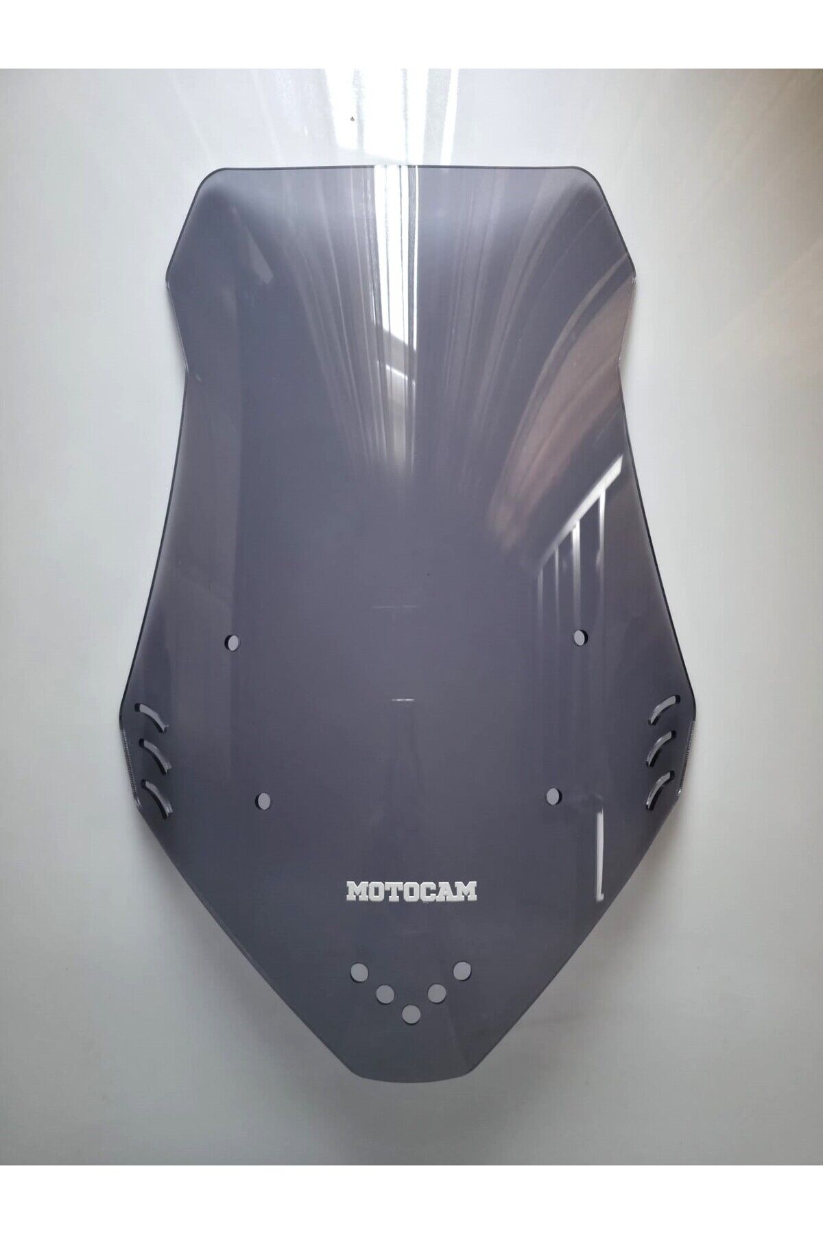 MOTOCAM Volta Revolt RSX7 Ön Cam 2022-2026 Model 55cm Füme Renkli 4mm KISA