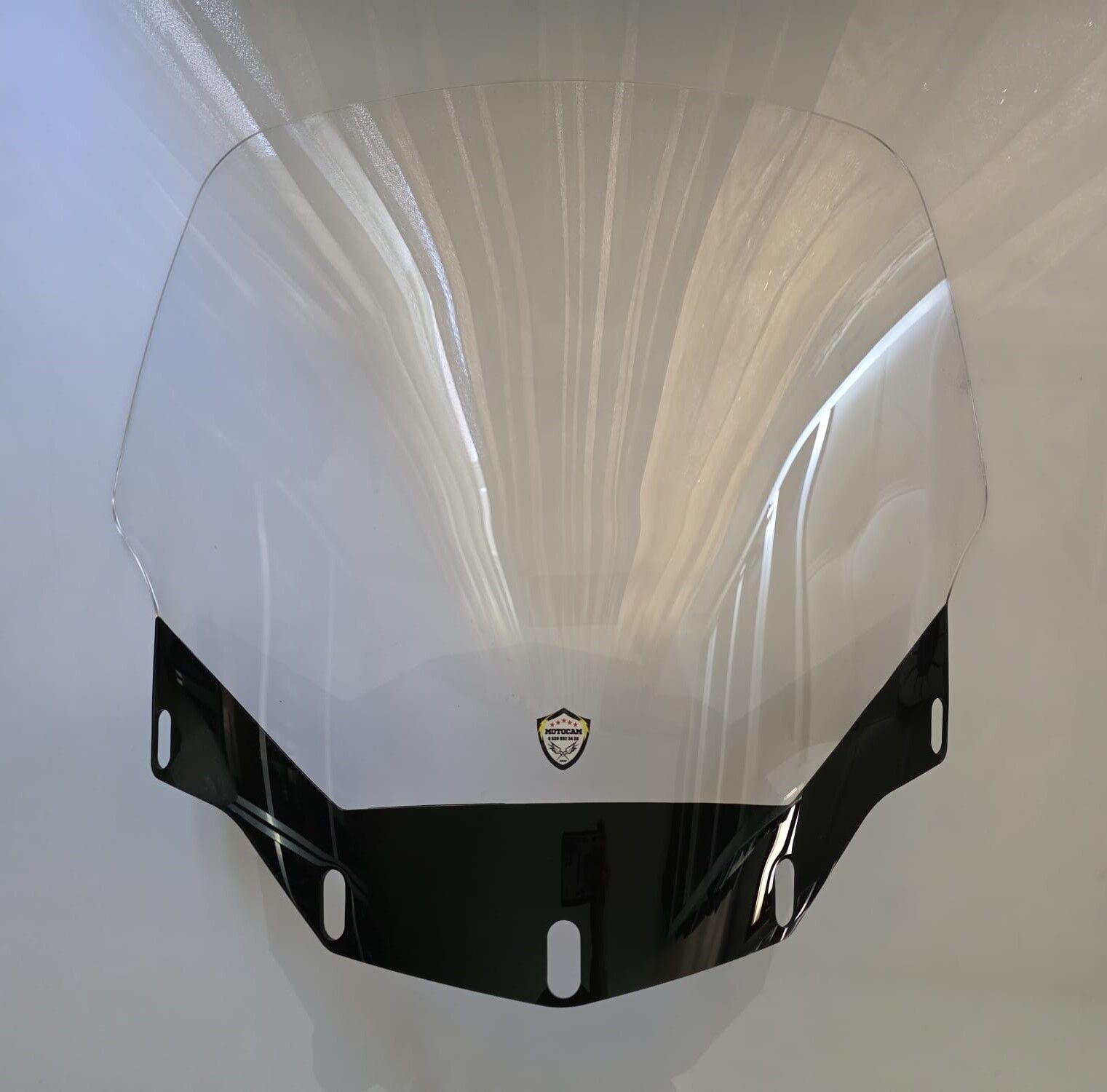 MOTOCAM Honda Goldwing GL 1500 Ön Cam 2007-2008 Model 66cm Şeffaf Renkli 4mm