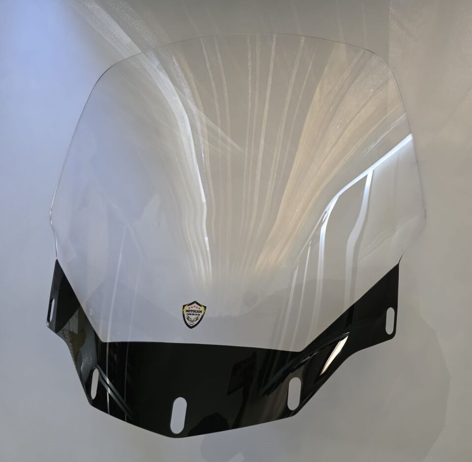 MOTOCAM Honda Goldwing GL 1500 Ön Cam 2007-2008 Model 66cm Şeffaf Renkli 4mm